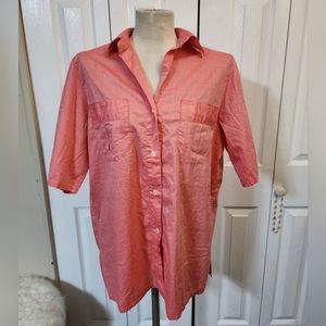 Anna Boutique Capri, Italy Casual Button Up Top